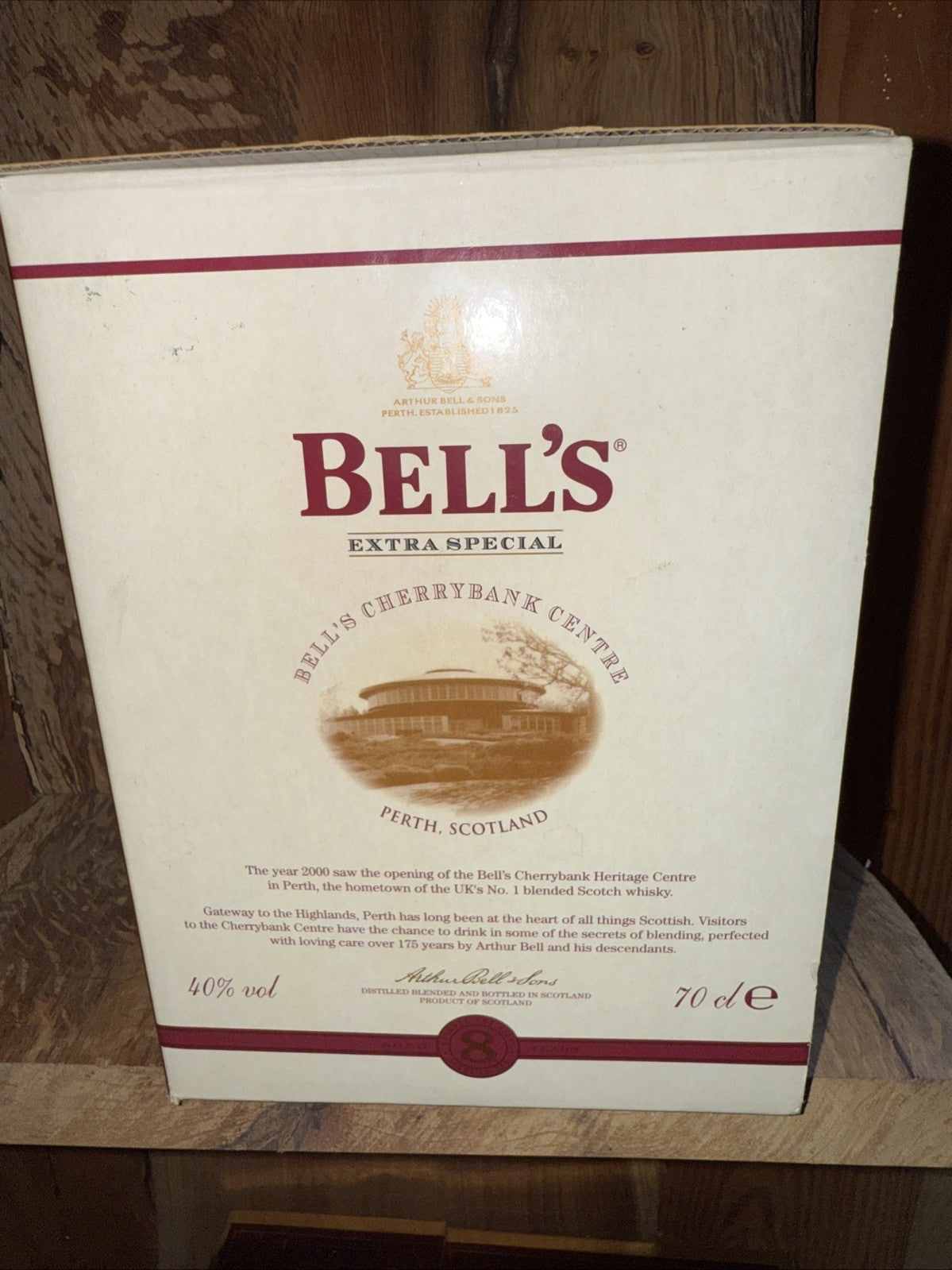 Bels Whisky Decanter christmas 2000 full boxed mint condition