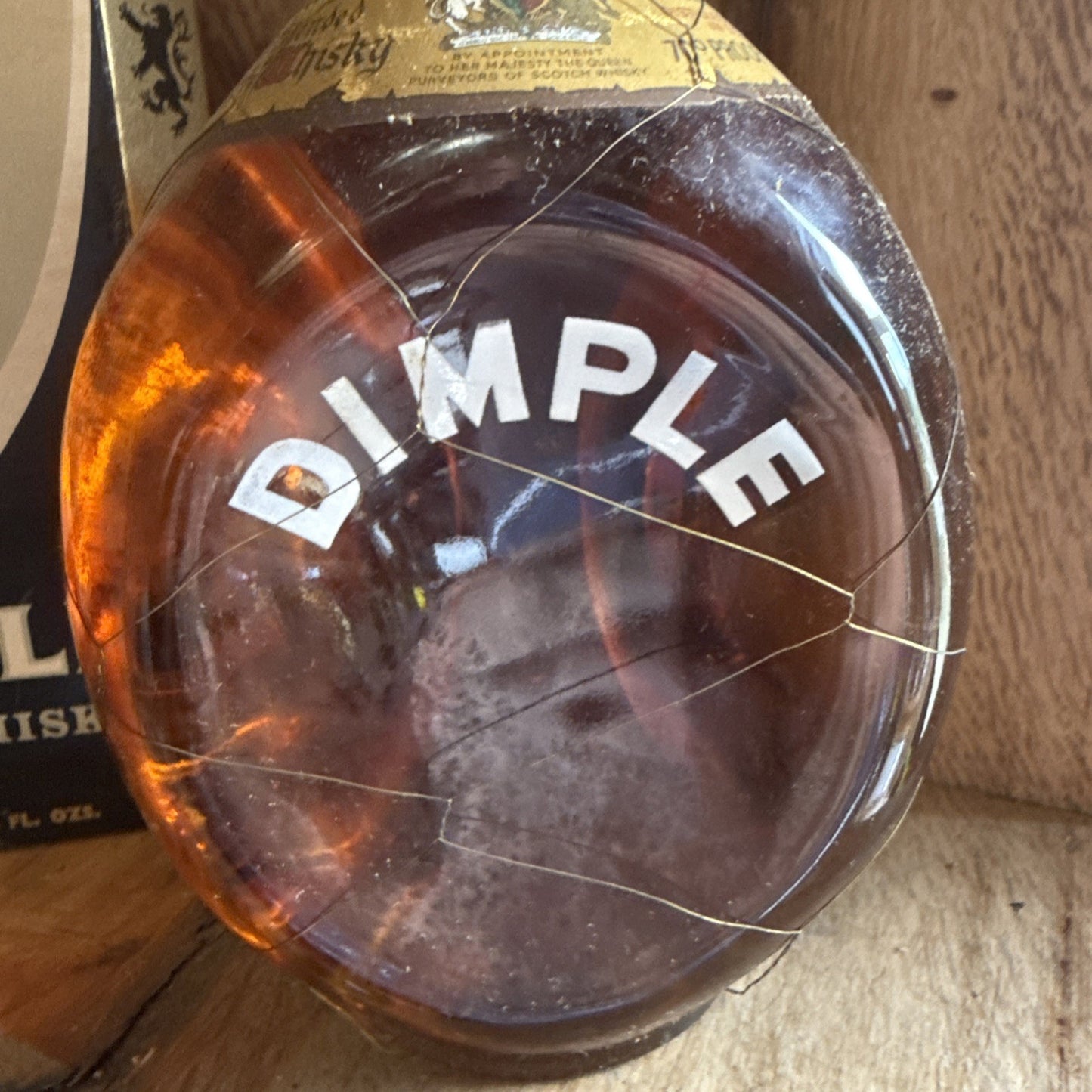 Haig's Dimple 70% proof 26 2/3 floz from 1970s in original box