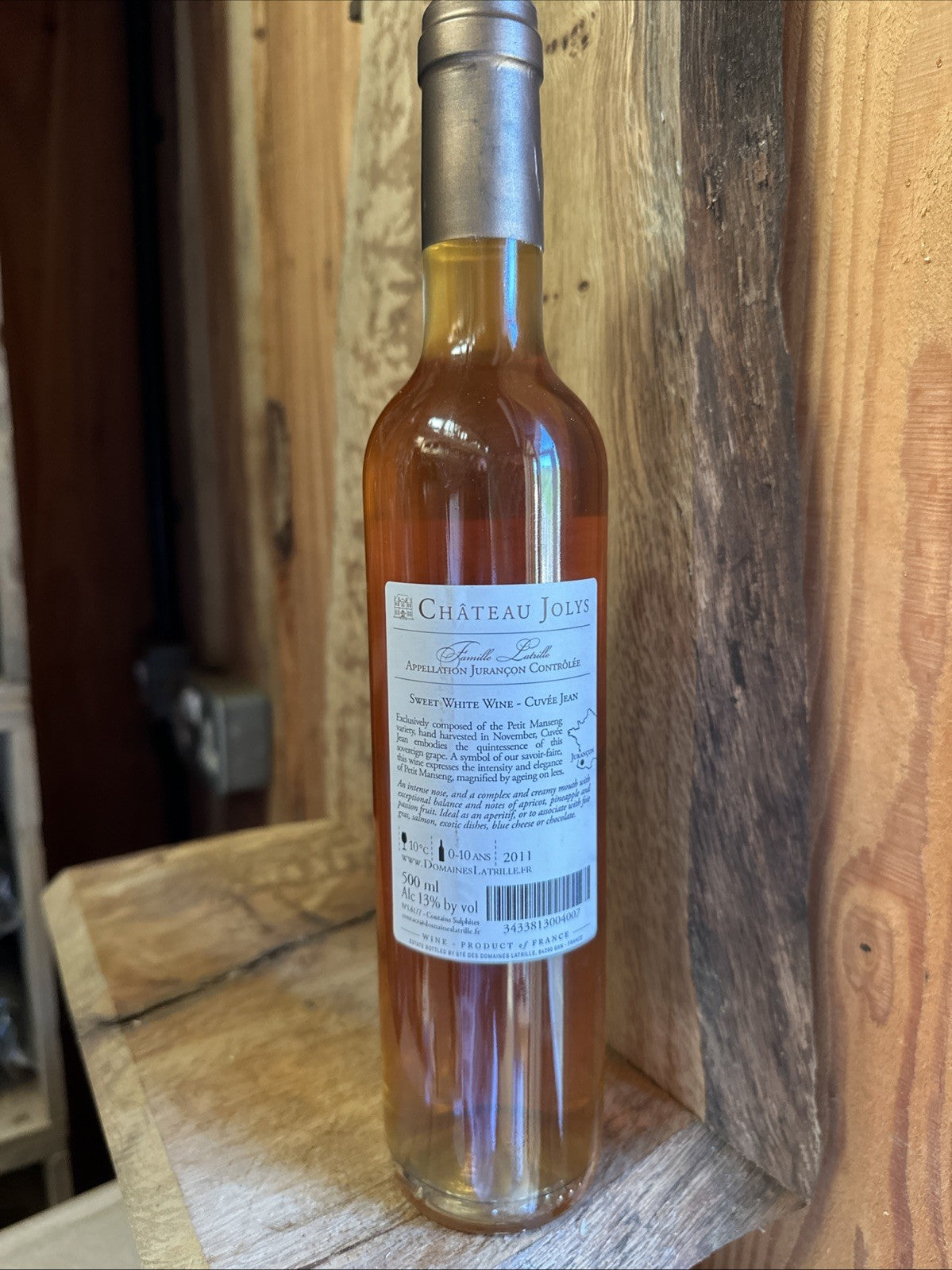 Chateau Jollys Jurancon Controlee 2011 desert Wine 50cl