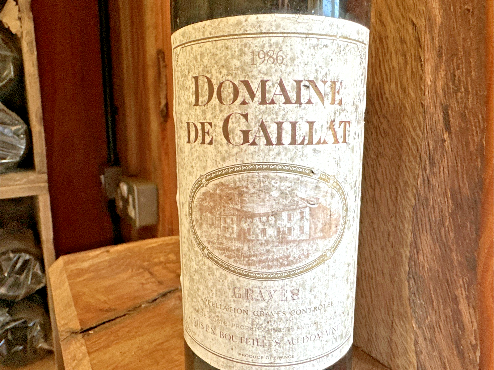 Domaine de Gaillat Graves 1987