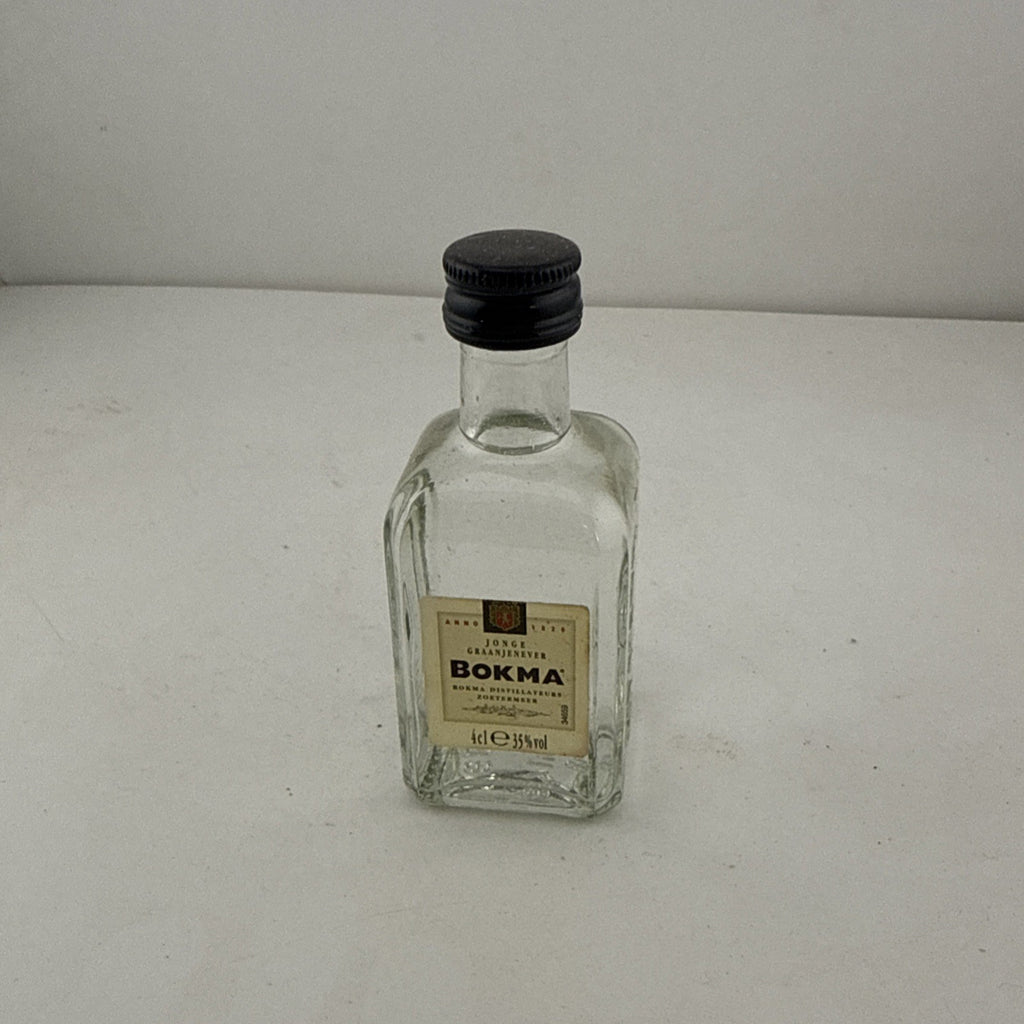 Bokma Jonge Graanjenever Miniature 4cl 35% Full Dutch Jenever