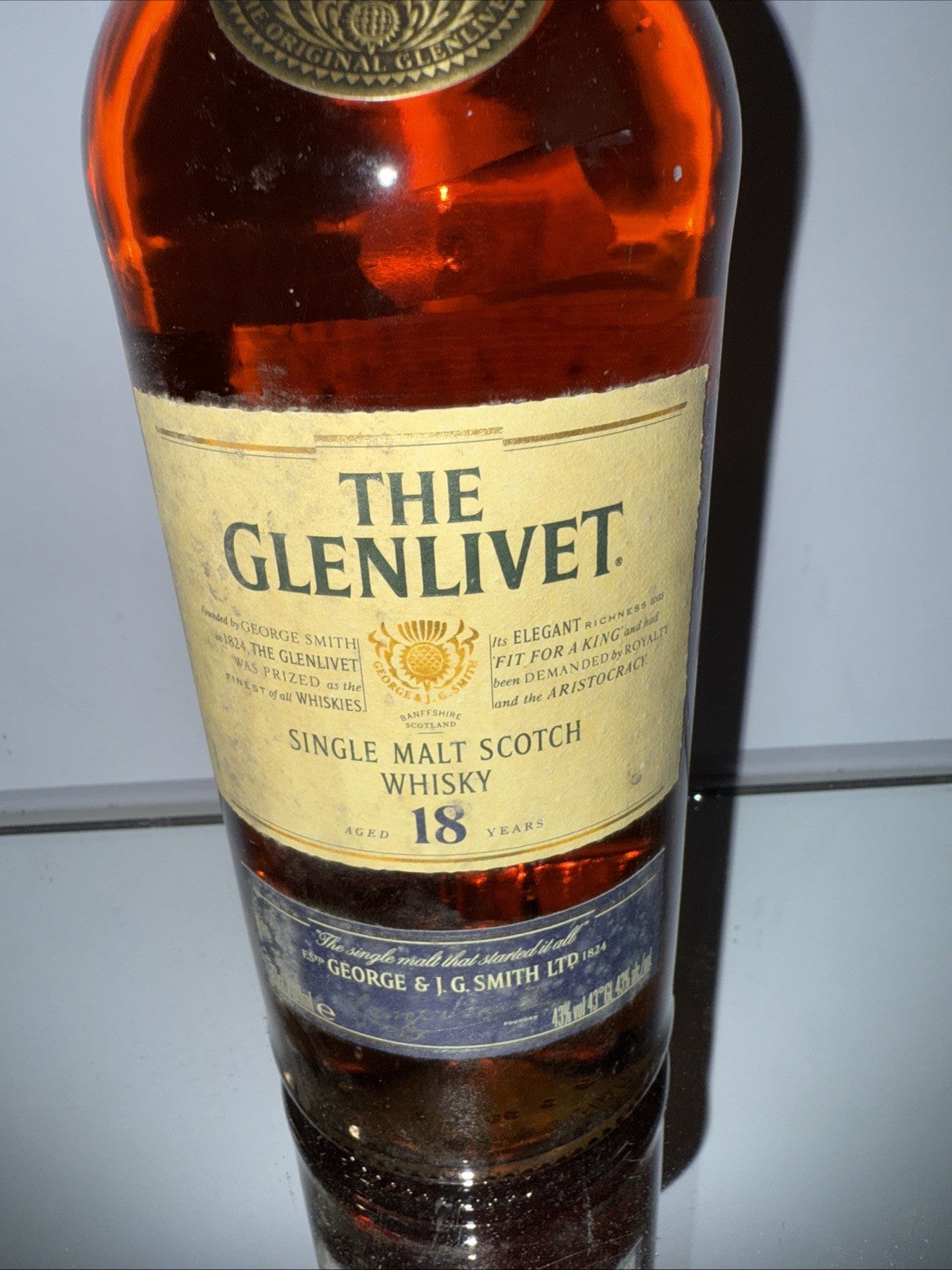 Glenlivet 18 Year Old Highland Malt Whisky