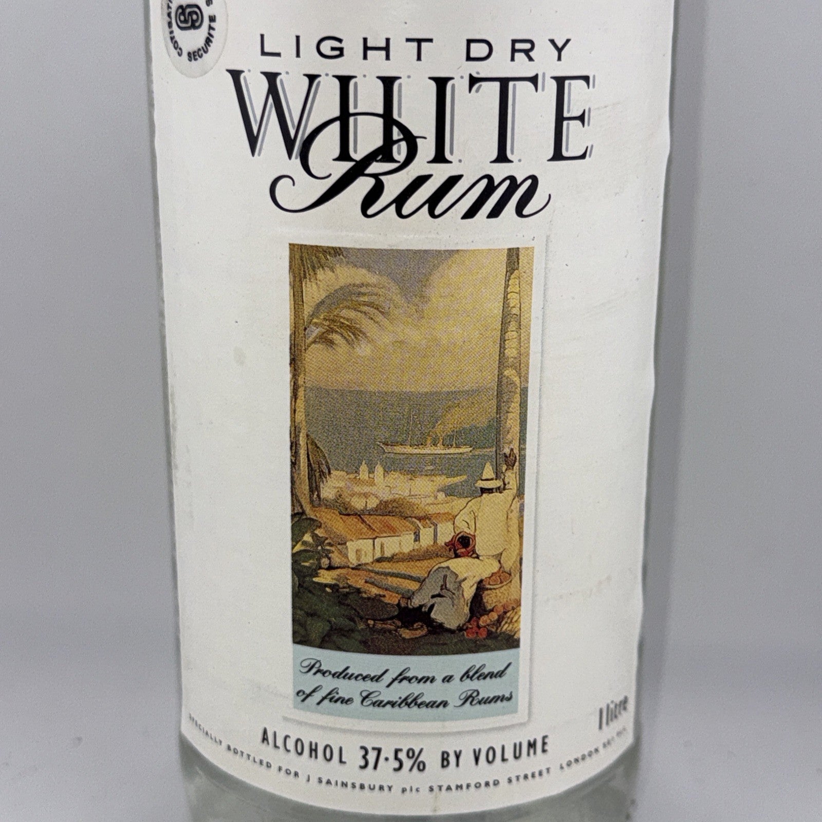 Sainsbury's White Rum 1L Probably late 70s 80s