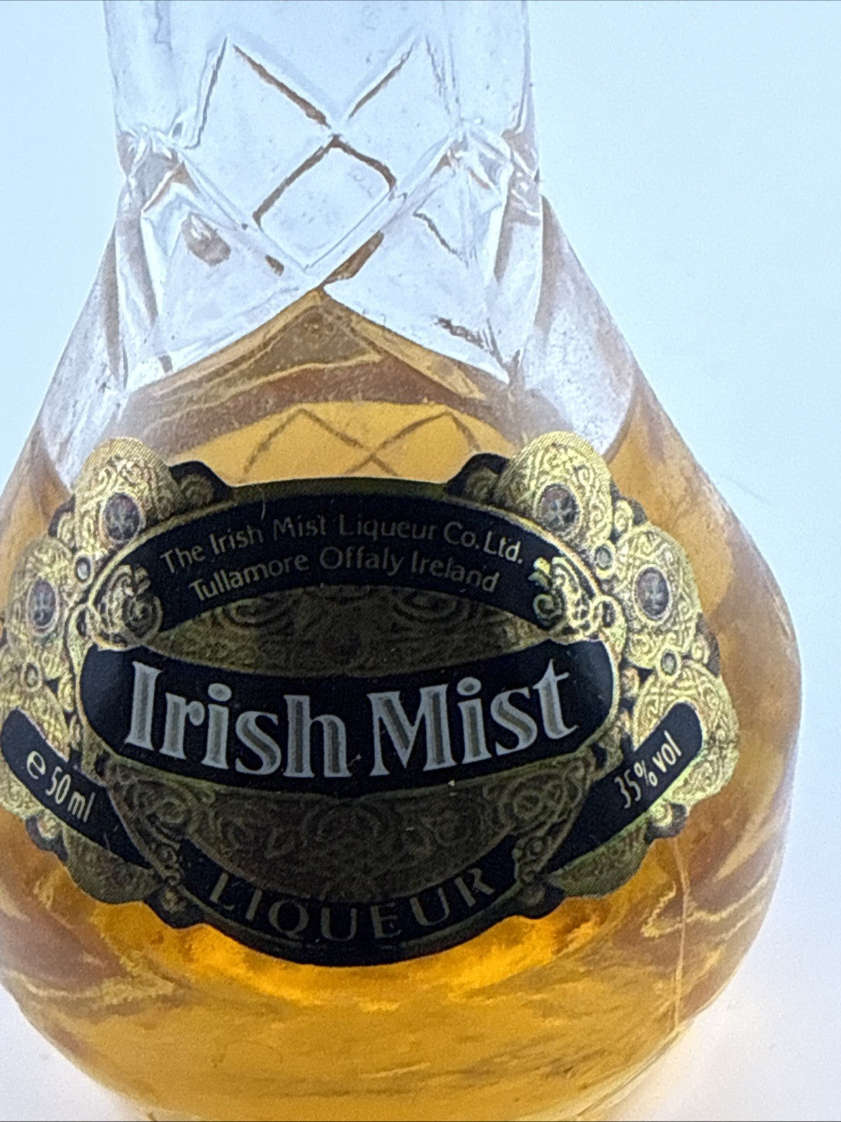 Vintage Irish Mist Liqueur Miniature c.1980s–1990s 50 ml Ireland