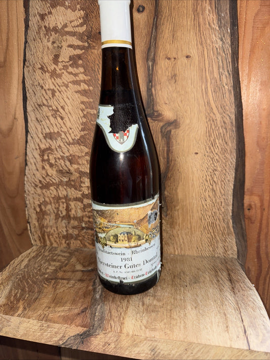 Gutes Niersteiner Domtal 1981 75CL  GERMANY Vintage