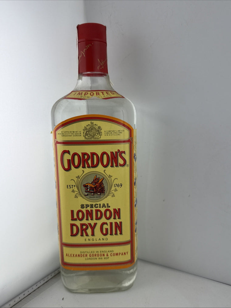 Gordon’s Special London Dry Gin 1L 40% 1990s Export Bottle