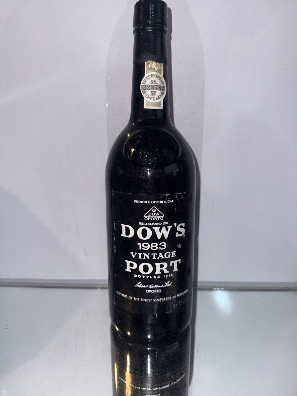 Dow's 1983 Vintage Port Mint Condition Stored In  Cellar From New