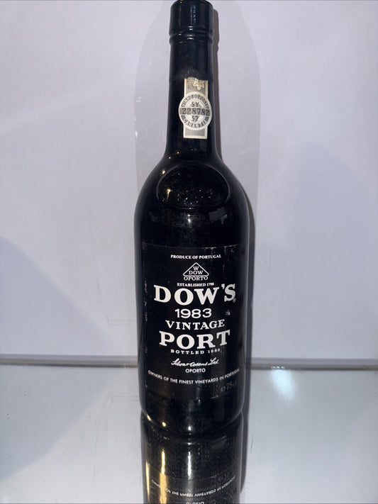 Dow's 1983 Vintage Port Mint Condition Stored In  Cellar From New