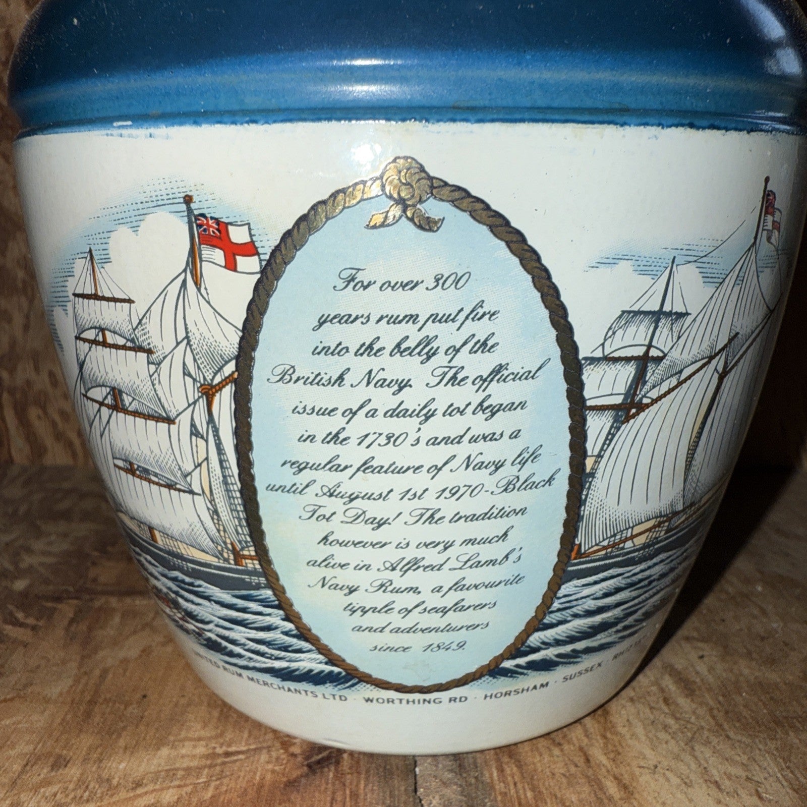 Lambs Navy Rum In Original 1980s decanter aged and mature