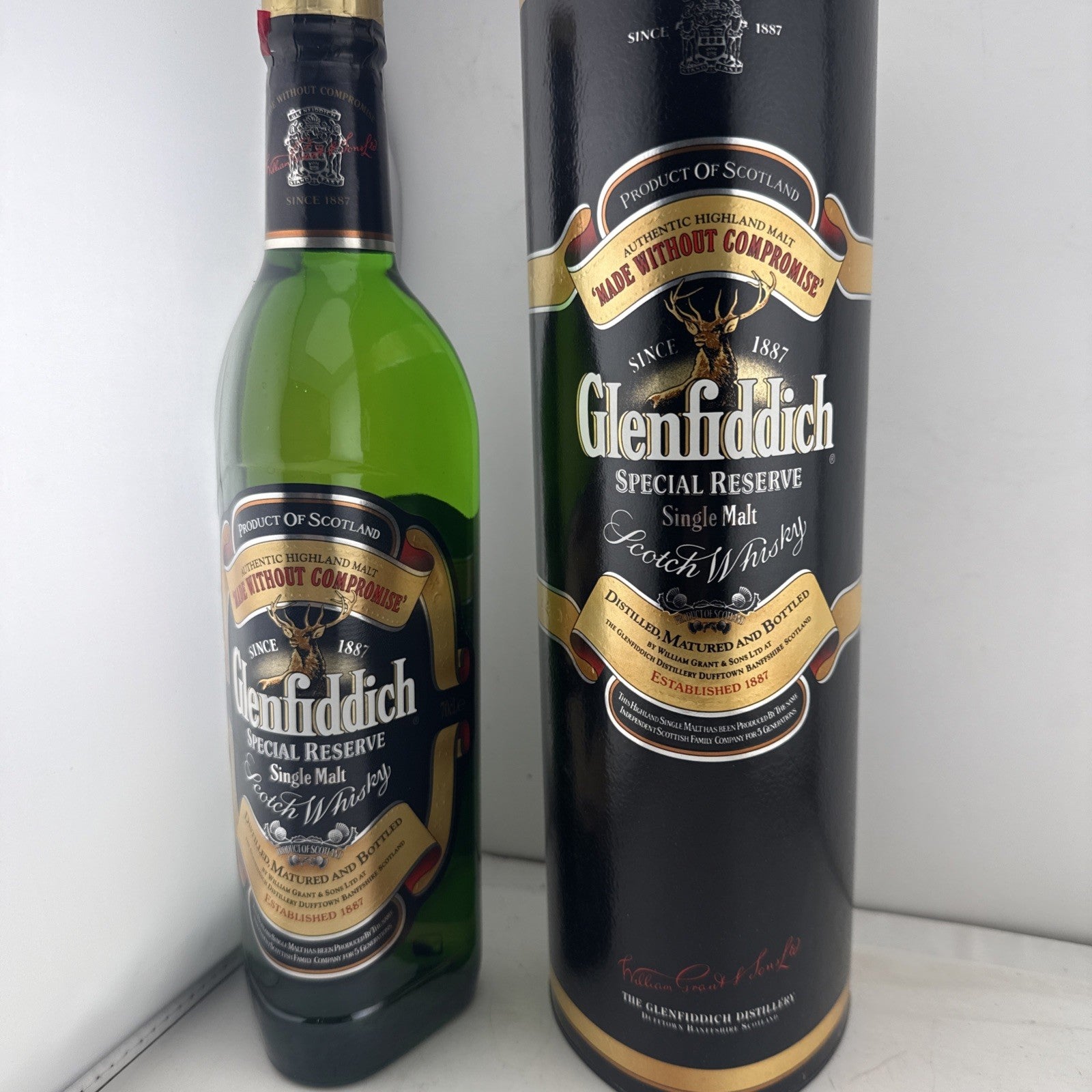 Glenfiddich Special Old Reserve Pure Malt 75cl 40% with Tube 1990s