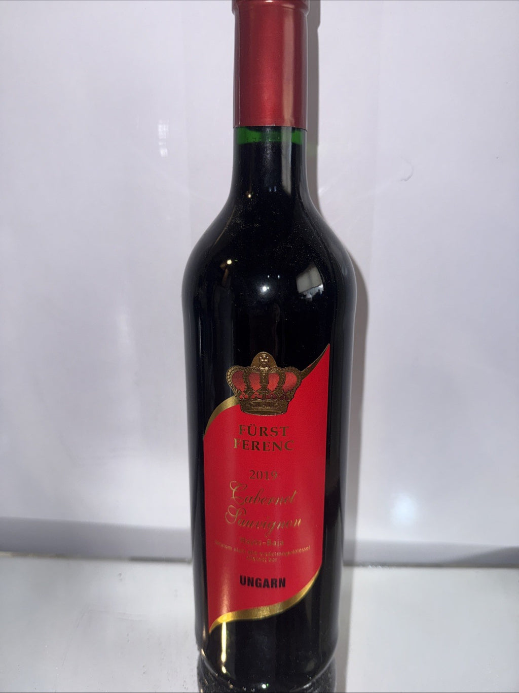 Fürst Ferenc 2019 Cabernet Sauvignon, sweet red wine from the Hajós-Baja Region