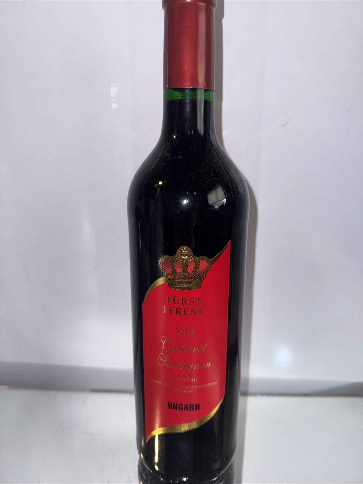 Fürst Ferenc 2019 Cabernet Sauvignon, sweet red wine from the Hajós-Baja Region