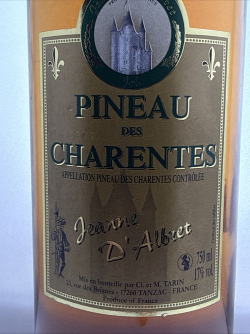 Vintage Jeanne d’Albret Pineau des Charentes 75cl 17% – Tarin c.1990s