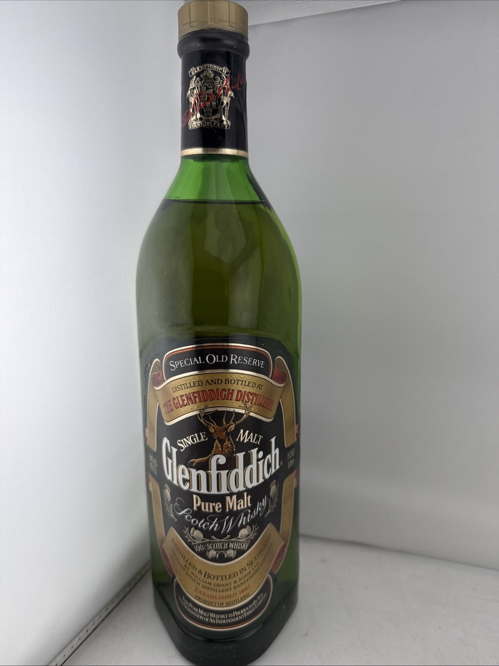 Glenfiddich Special Old Reserve Pure Malt Scotch Whisky 1L 40% 86 Us Proof 1980s