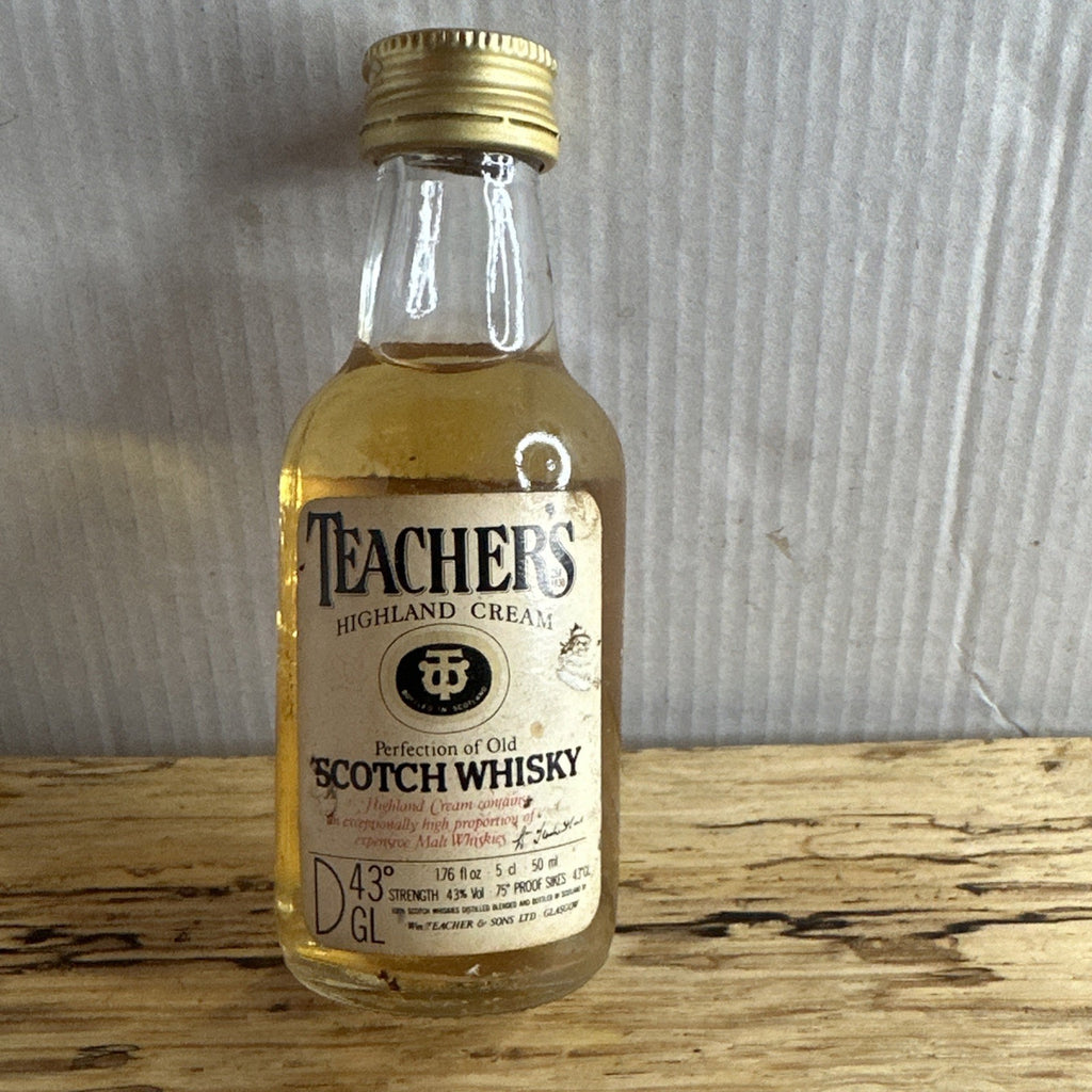 Teacher's Highland Cream Blended Scotch Whisky miniature
