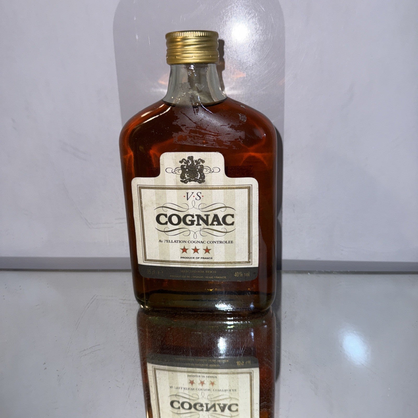 Tescos Own Cognac 1/2 Bottle