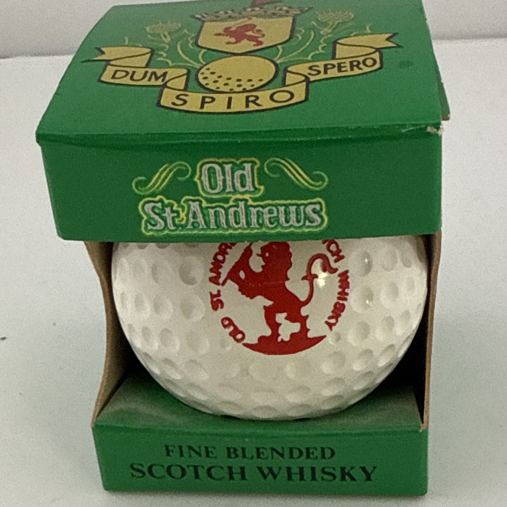Old St Andrews Golf Ball Whisky Miniature With Box Scotland