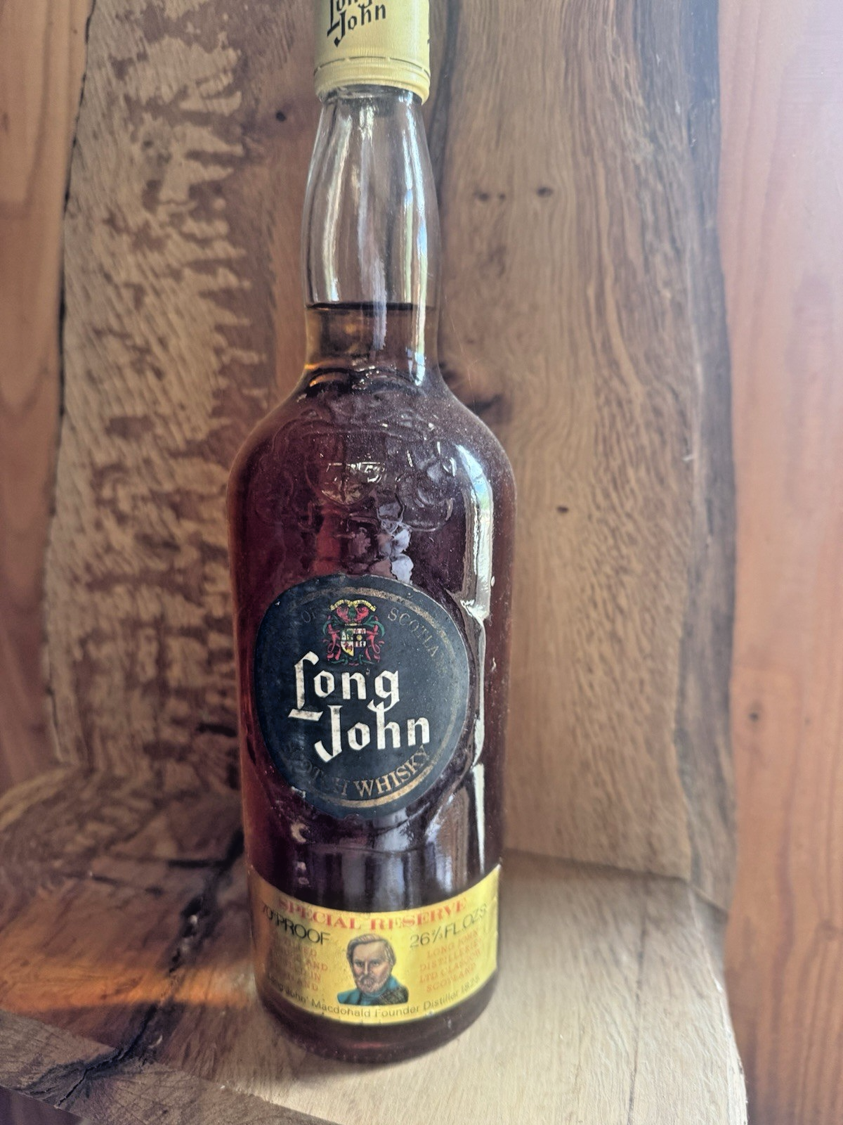 Long John Scotch Whisky 26 2/3 FL OZ 70% Proof  1970s bottled vintage matured