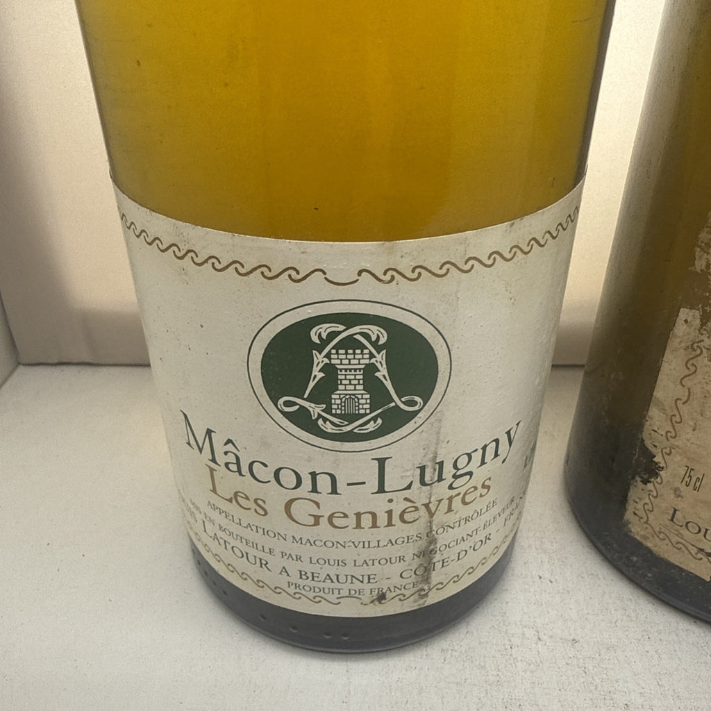 Louis Latour Mâcon‑Lugny Les Genièvres 1997 Poor Labels But Cellar Stored 1 Bot.