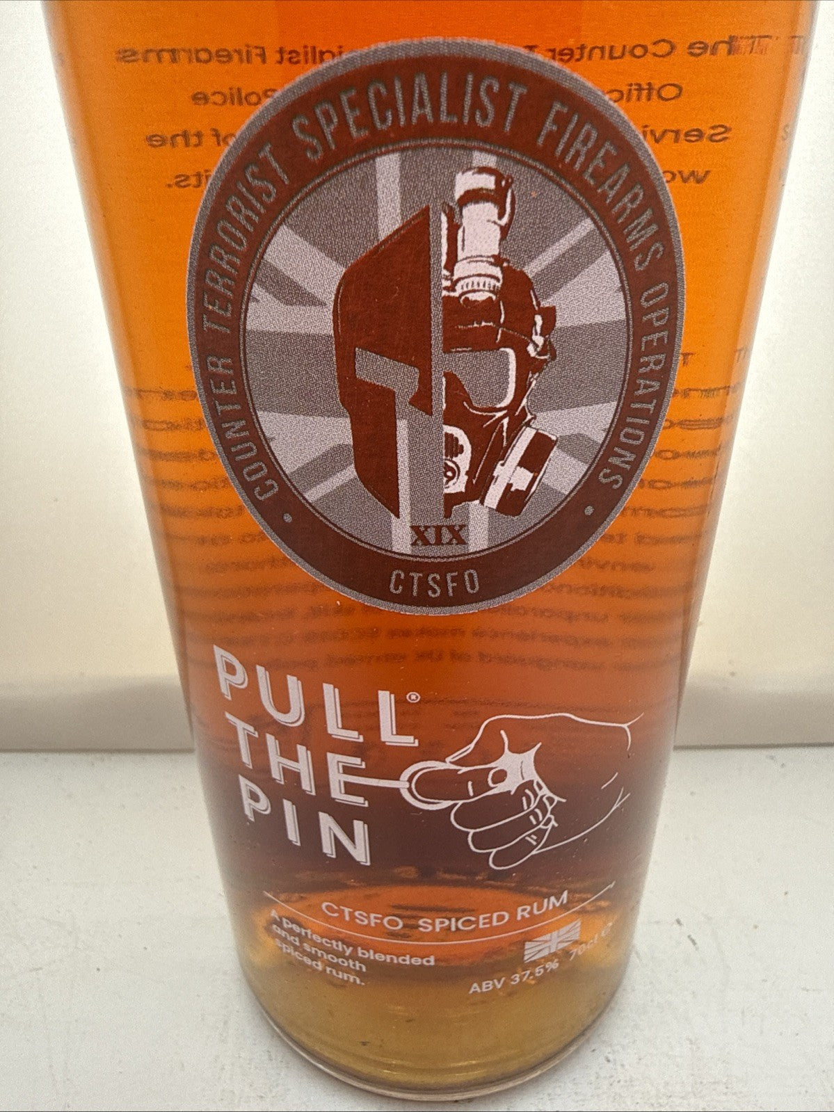 Pull The Pin Counter Terrorist Specialist Firearms Operations Spiced Rum RARE!!
