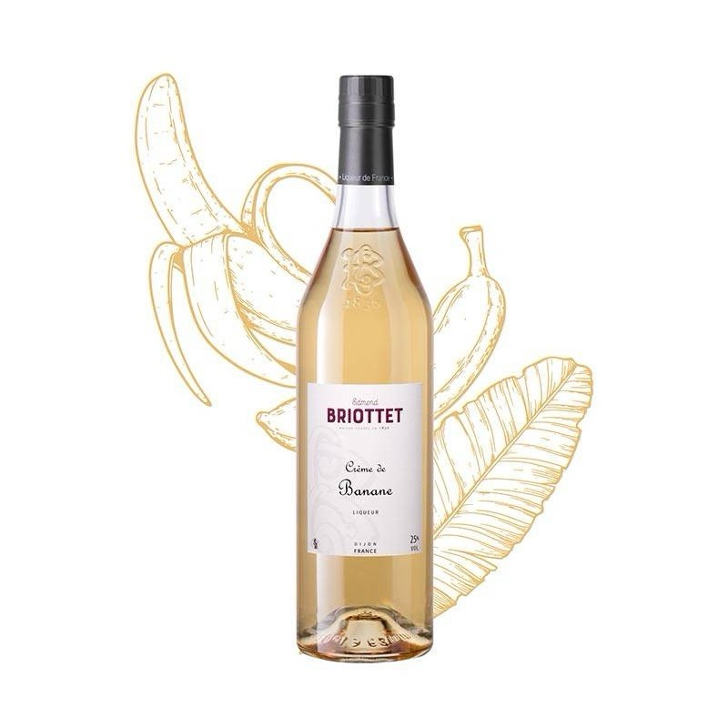 Edmond Briottet creme de Banane Liqueur 1x70cl1 25% France cheapest on internet!