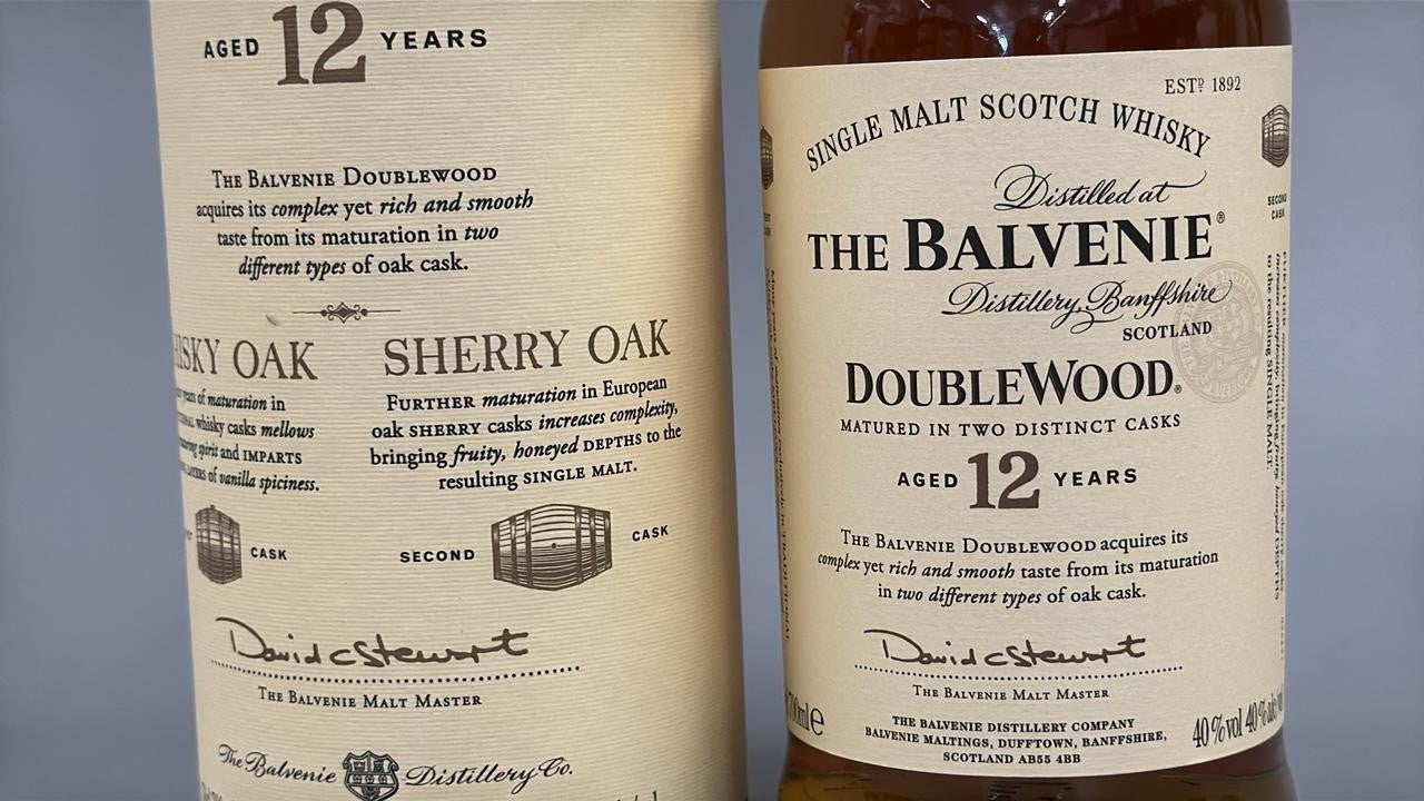 Balvenie DoubleWood 12 Year Old 40% 70CL Malt Whisky cheapest anywhere!