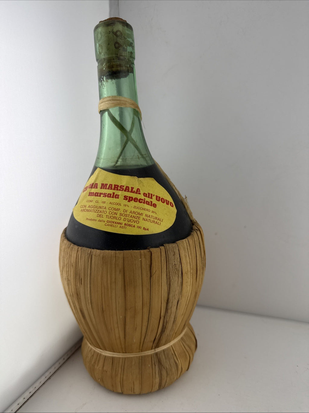 Vintage Giovanni Bosca Crema Marsala all’Uovo 1L 18% Italian Egg Marsala