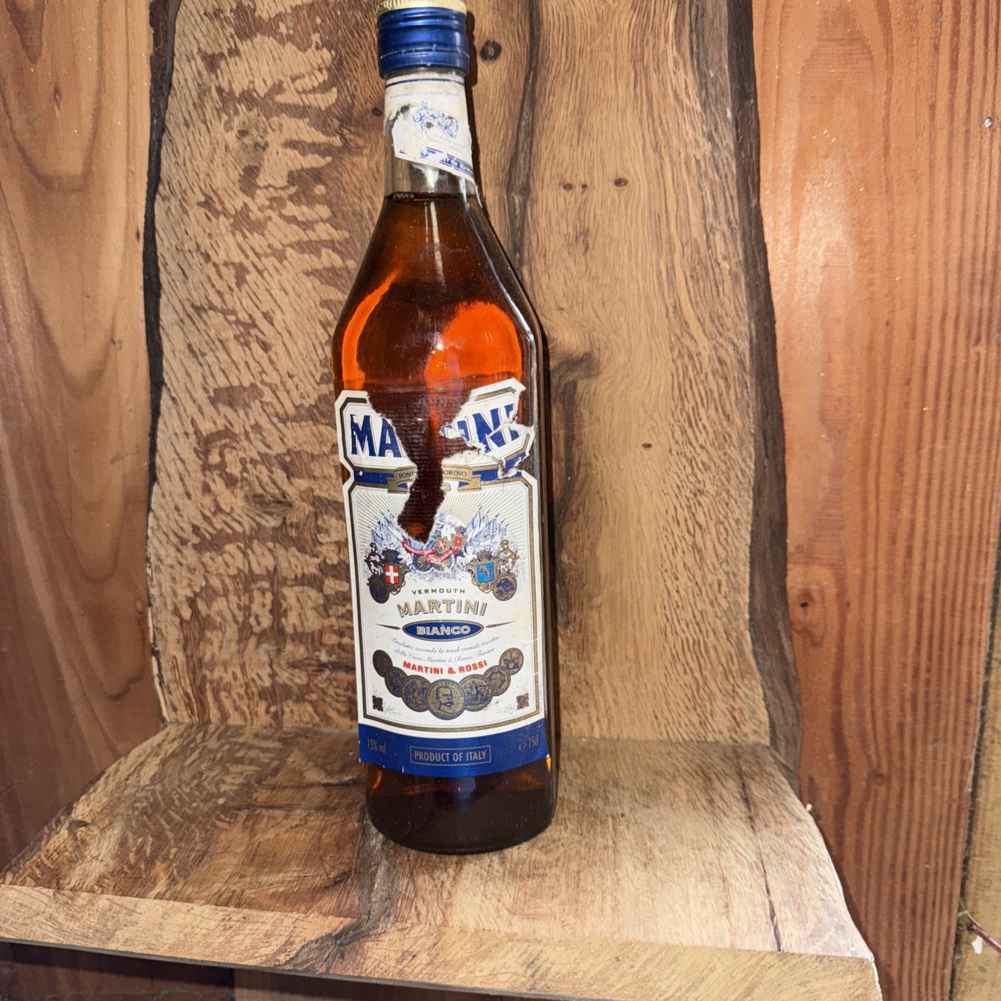 MARTINI BIANCO 75CL VERMOUTH 1980s  label in poor condition