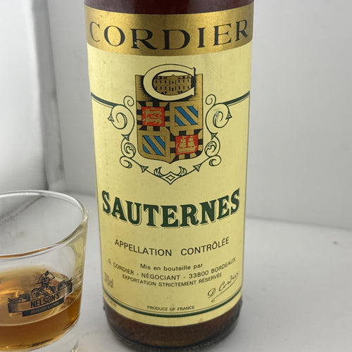Vintage Cordier Sauternes France Sweet Wine Half Bottle 37.5cl 1970s