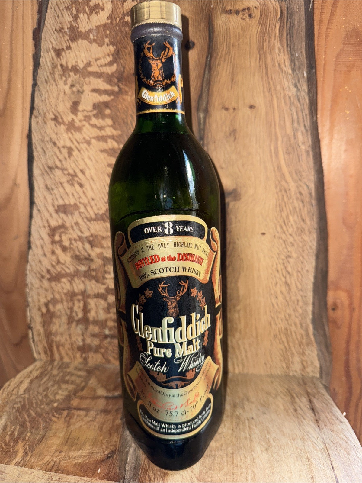 Glenfiddich 8 Year 1970s Bottled 26 2/3 Floz 70%proof Exceptional