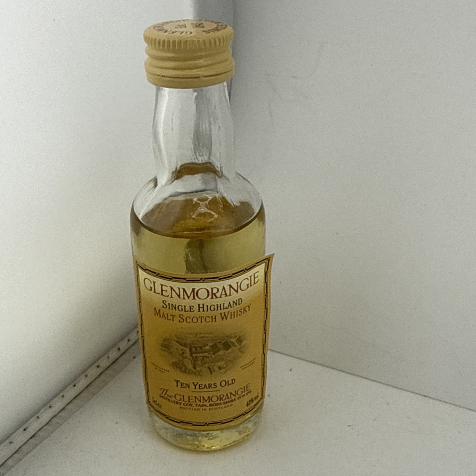 Glenmorangie 10 Year Old Single Malt Scotch Whisky 5cl Miniature