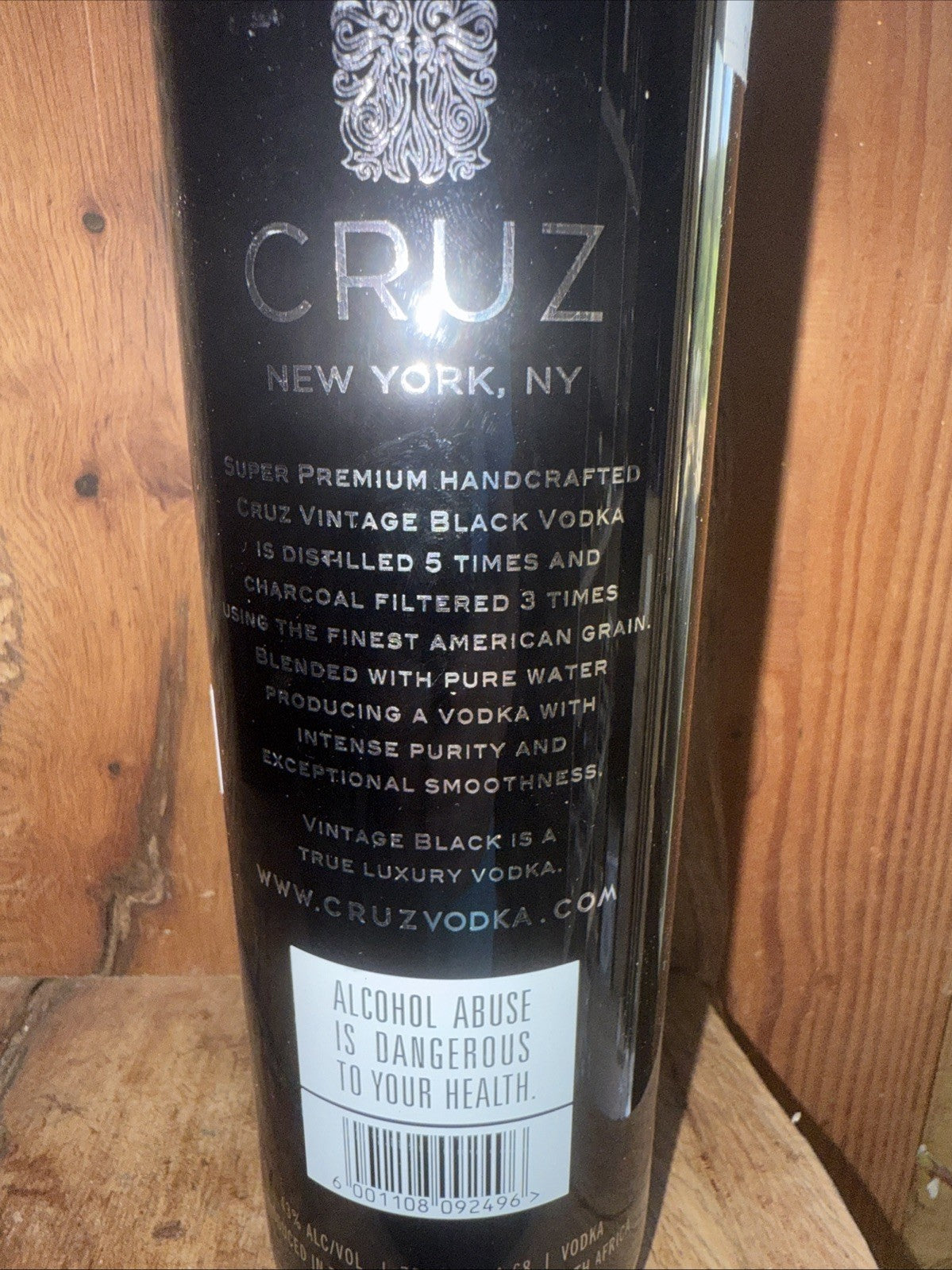 Cruz Vintage Vodka 5 Times Distilled