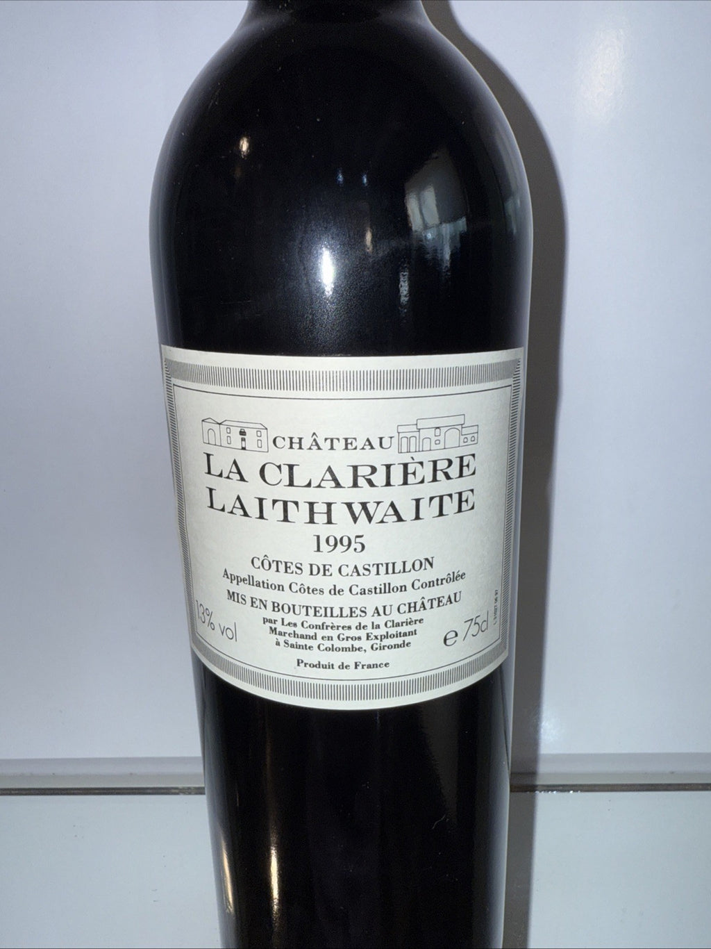 Chateau La Clariere 1995 Cotes De Castillon