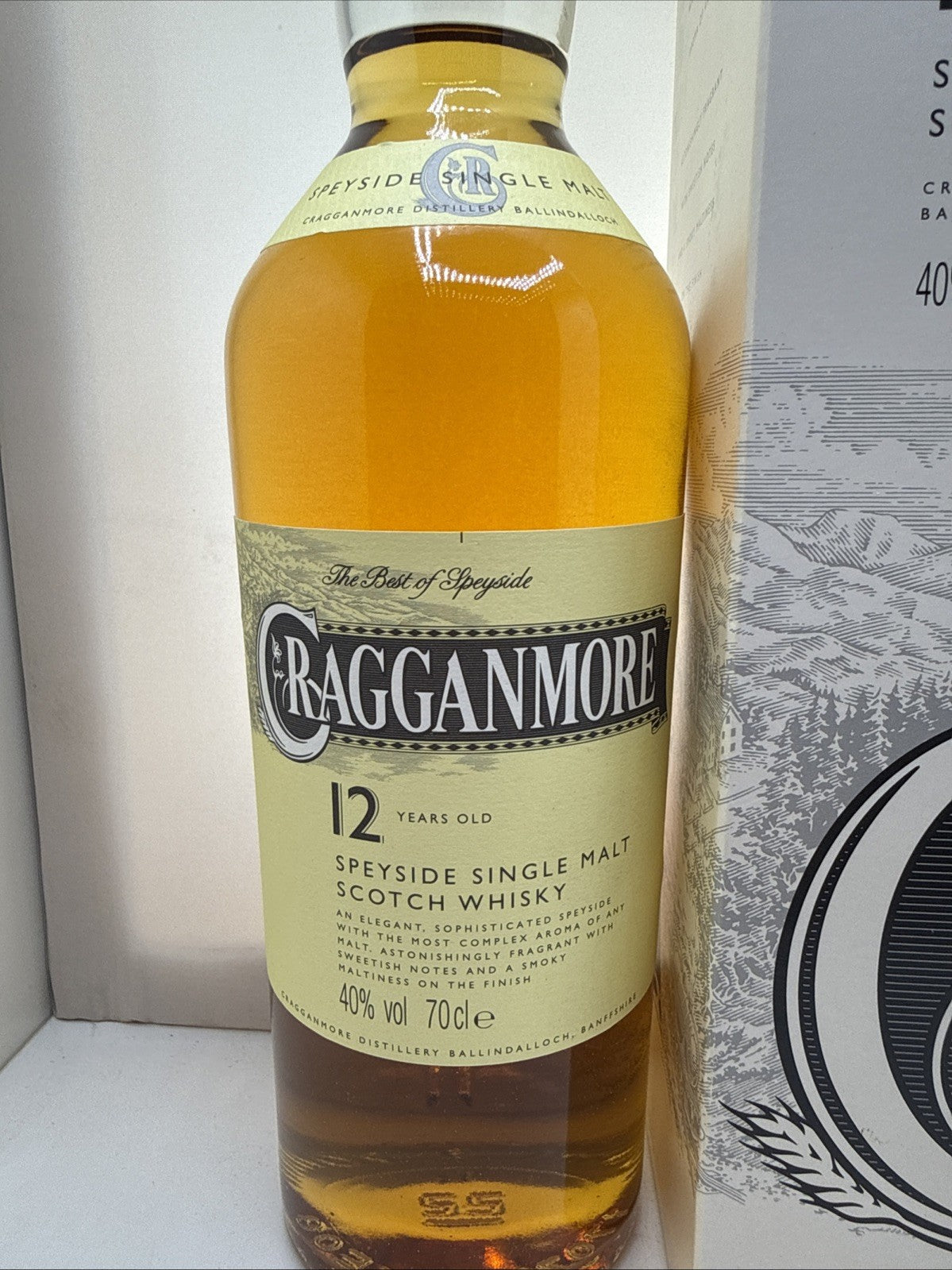 Cragganmore 12 Year Old Speyside Single Malt Whisky 70cl 40% Boxed