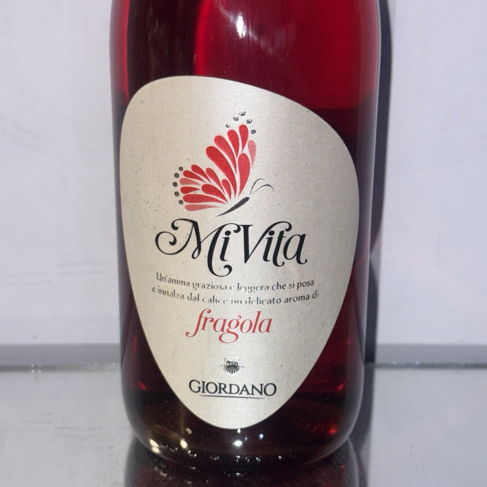 Giordano “MiVita Fragola” (strawberry-flavored, aromatized wine
