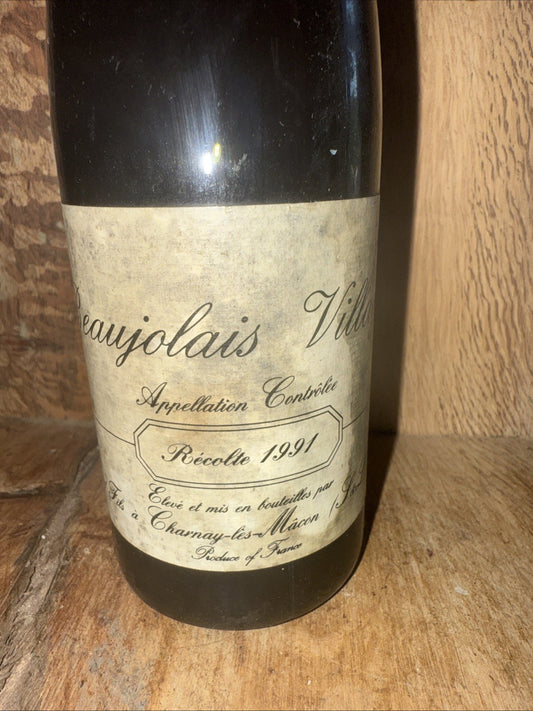 Charnay les macon Beaujolais Villages 1991 375 ml