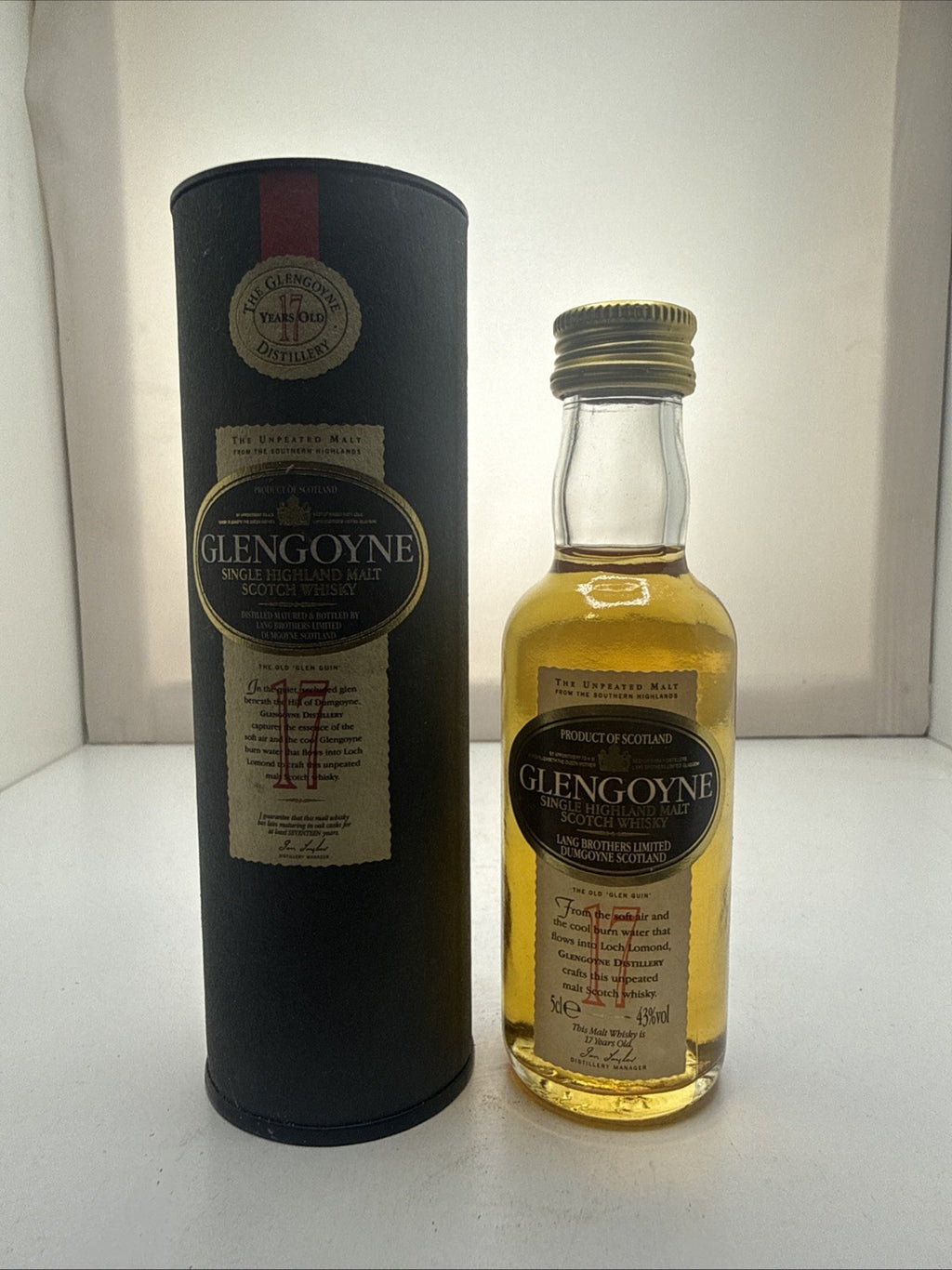 Glengoyne 17yo — 5cl Miniature Boxed