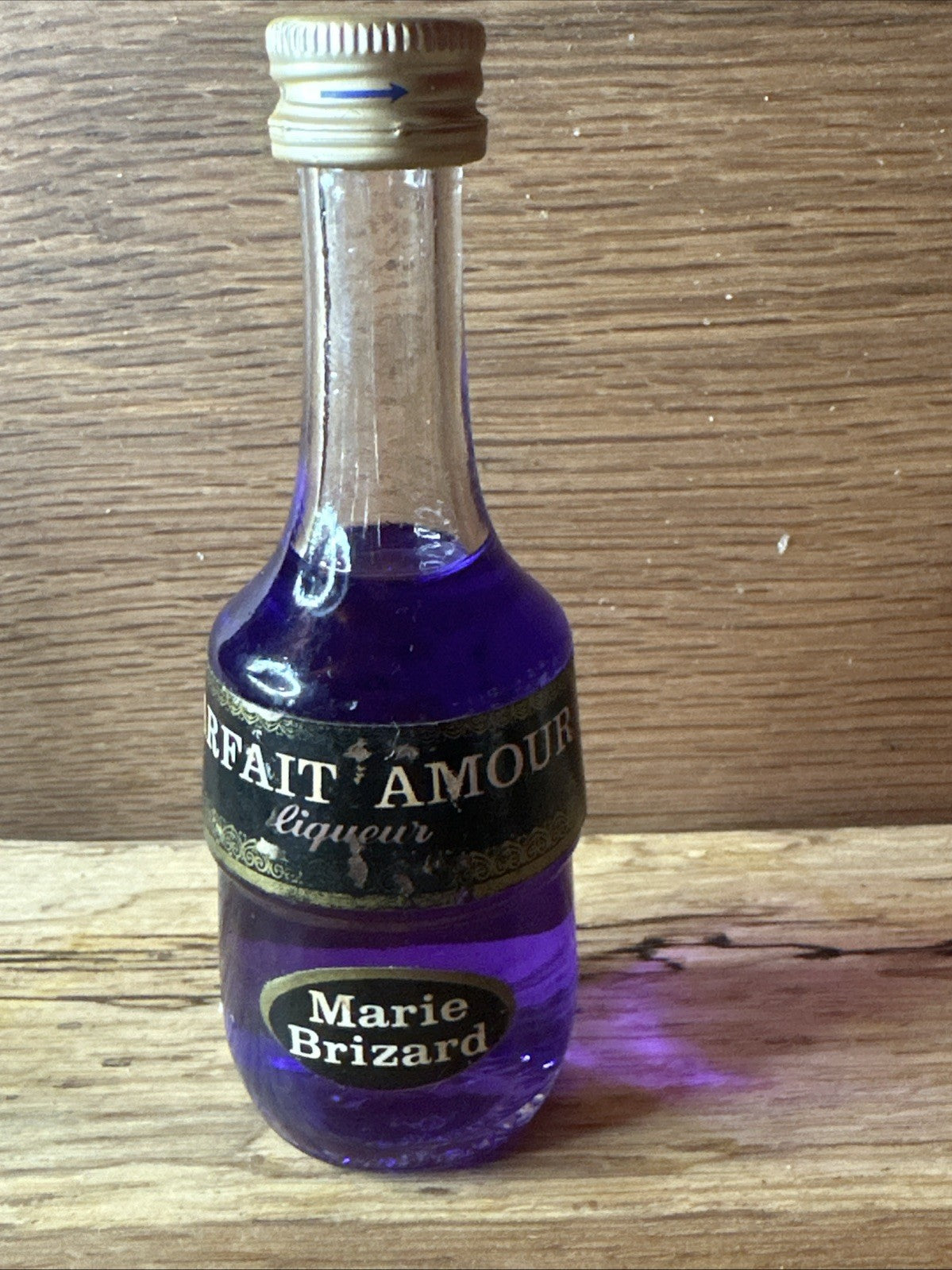 Marie Brizard Parfait Amour Liqueur ,Miniature .