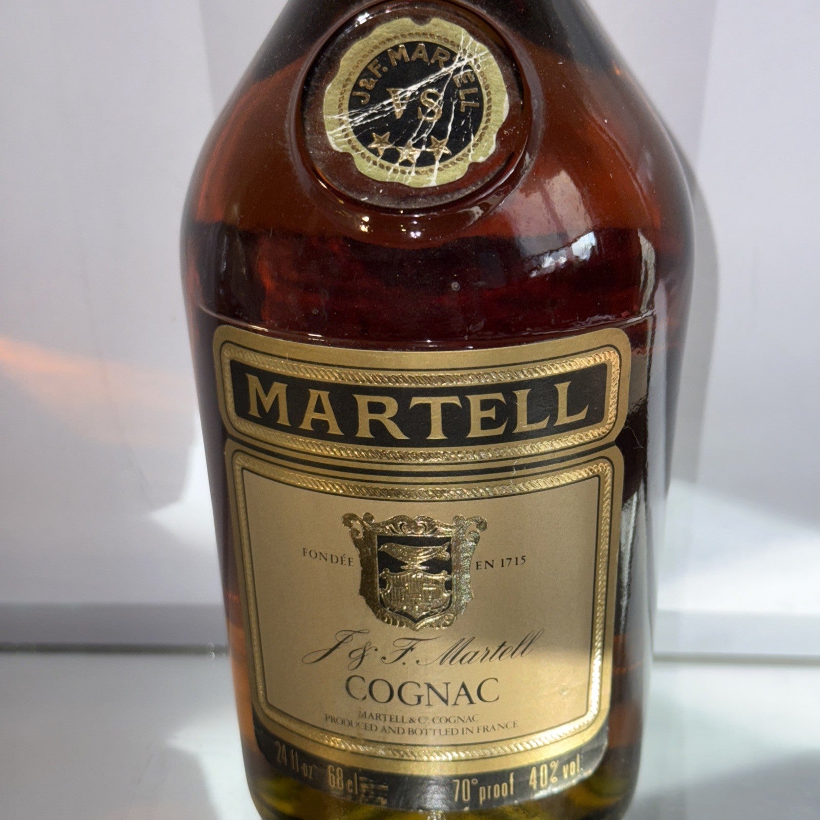 Martell VS Cognac Bottled 1970s Early 1980s rare martured