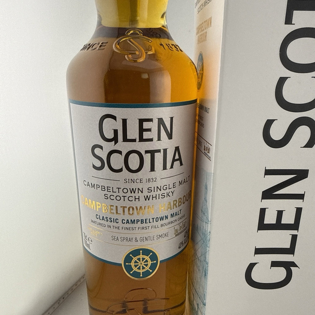 Glen Scotia Campbeltown Harbour Single Malt Scotch Whisky 70cl + Box