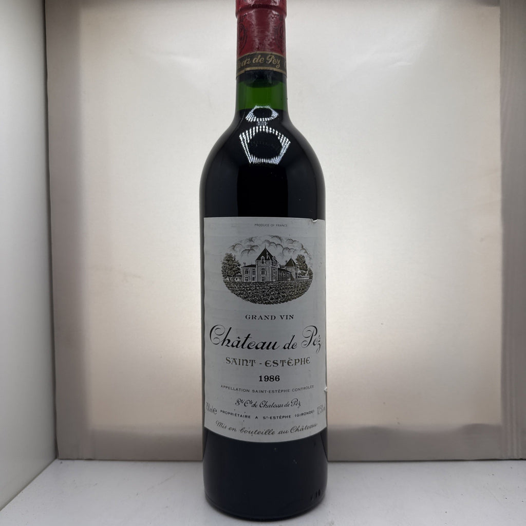 Château de Pez Saint-Estèphe 1986 Bordeaux 75cl 12.5%