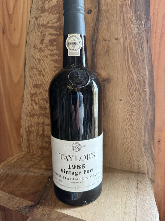 Taylor Fladgate and Yeatman 1985 vintage port Rare mature