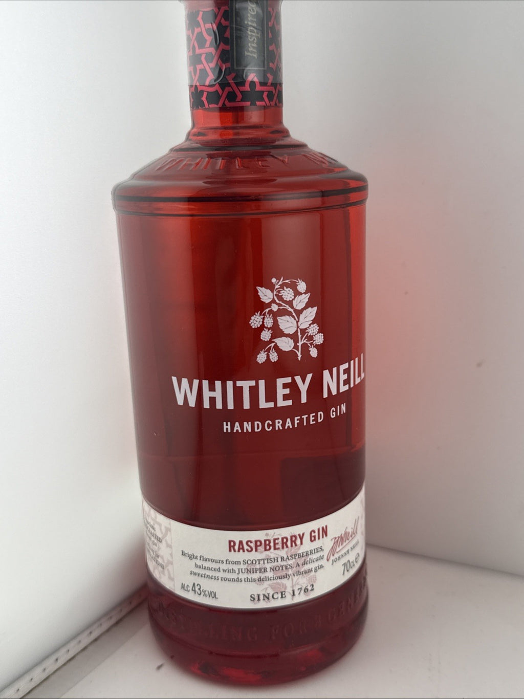 Whitley Neill Raspberry Gin 70cl 43% Handcrafted Gin Sealed