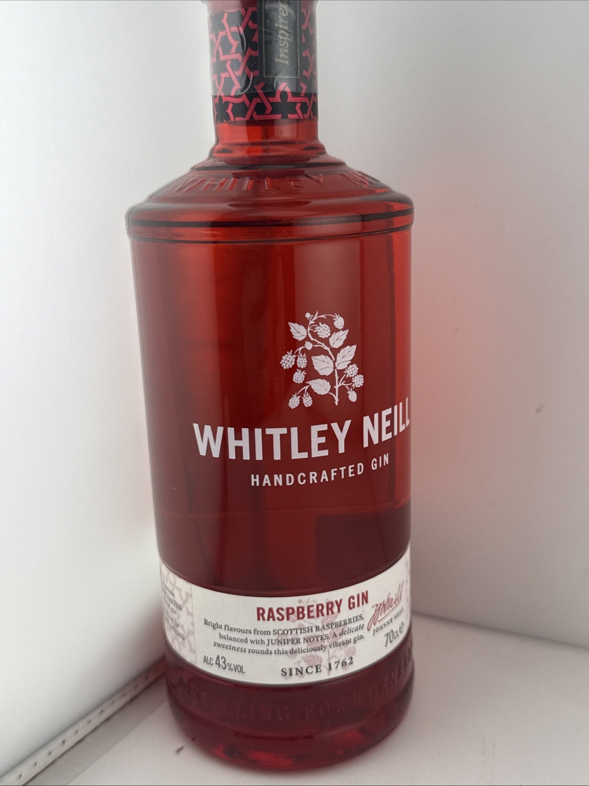 Whitley Neill Raspberry Gin 70cl 43% Handcrafted Gin Sealed