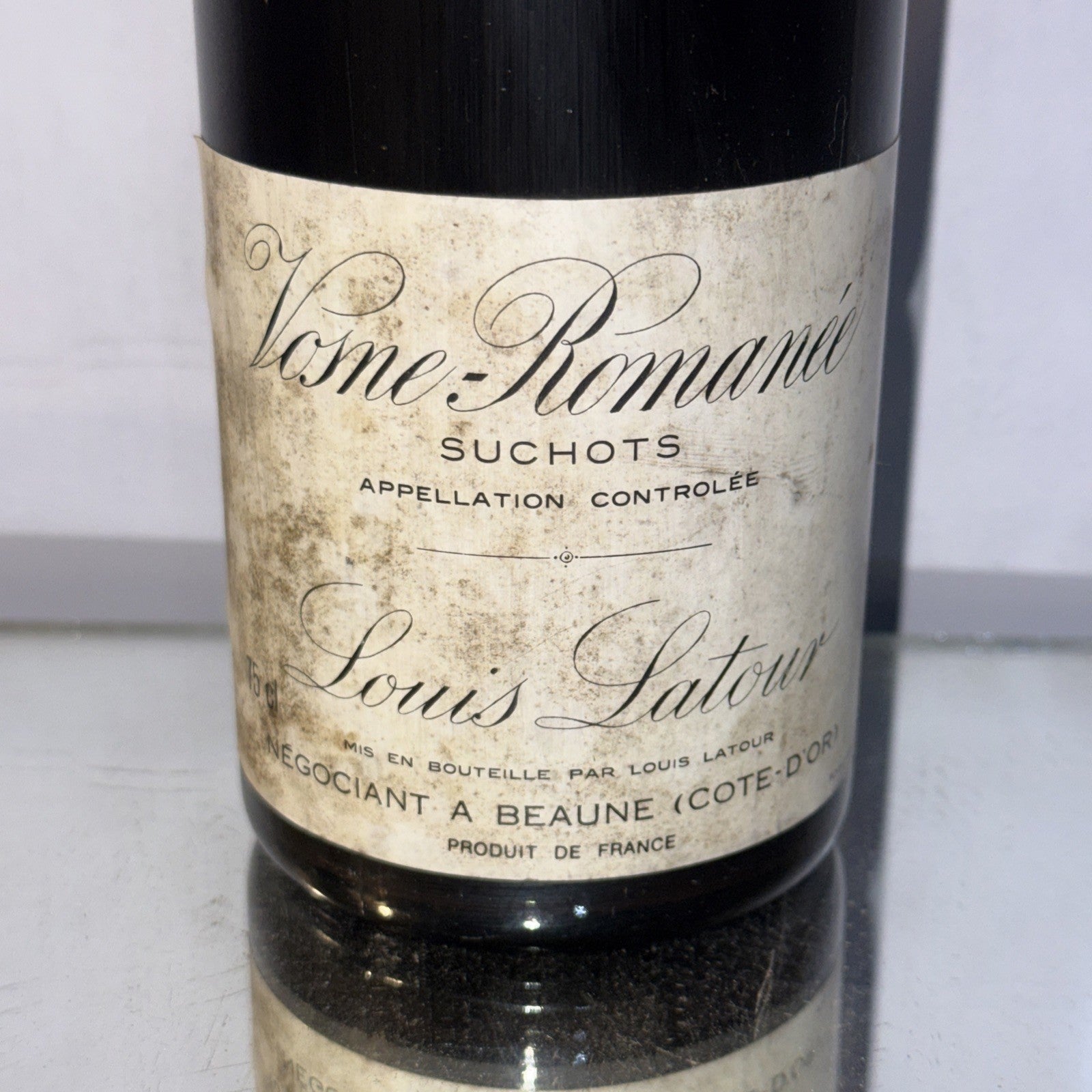 Louis Latour Vosne-Romanée, a red Burgundy wine 1978