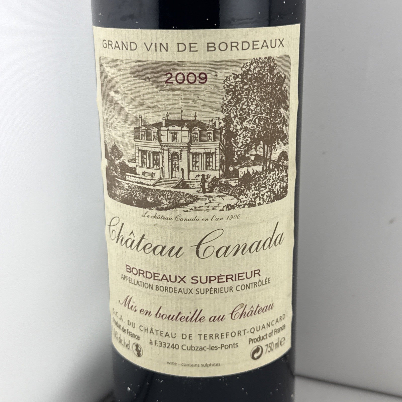 Chateau Canada Bordeaux Superieur 2009 Red Wine 75cl France