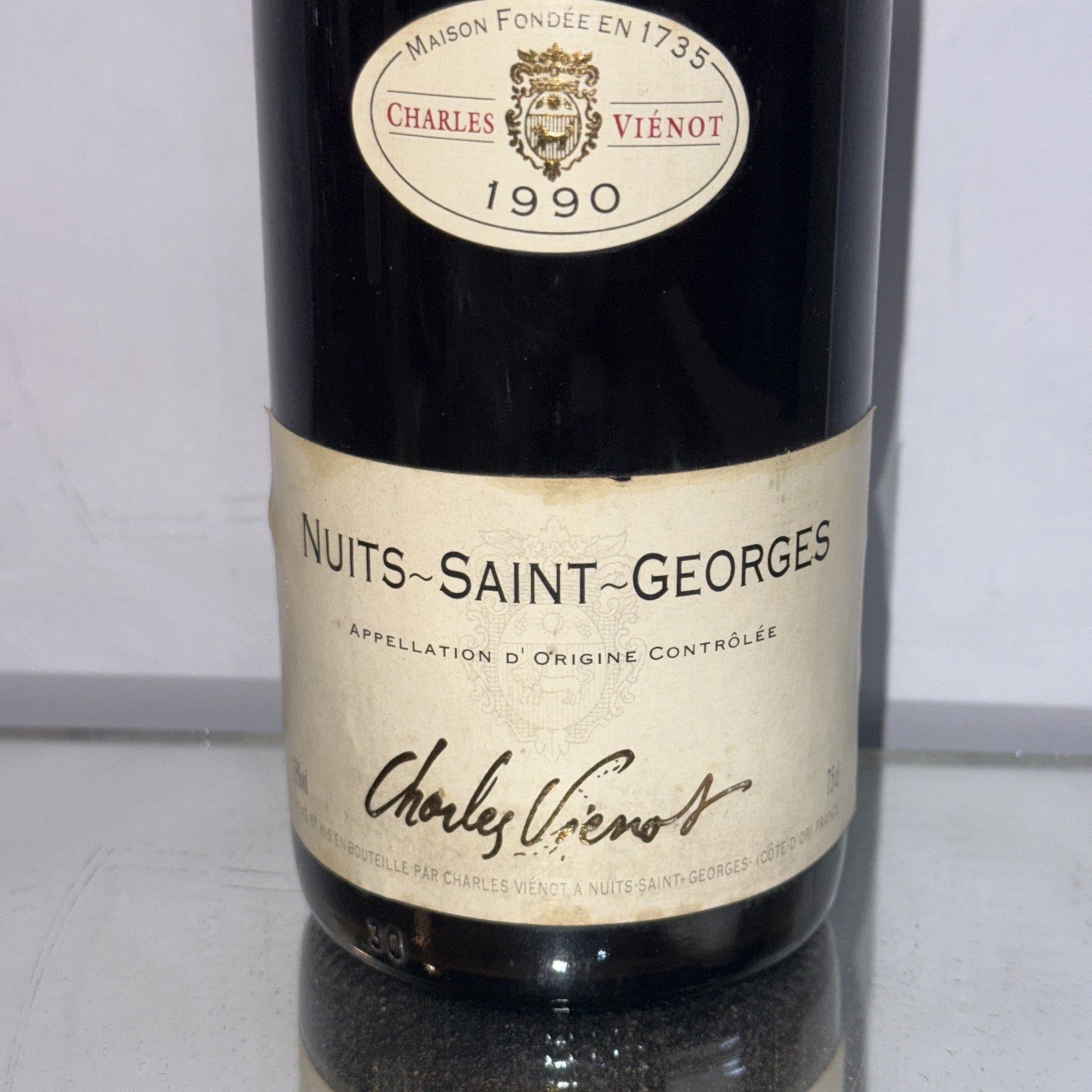 1990 Nuits-Saint-Georges village-level red Burgundy from Maison Charles Viénot