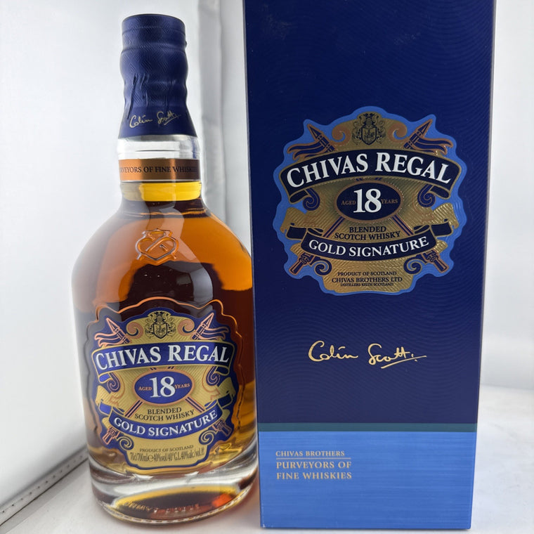 Chivas Regal 18 Year Old Gold Signature Blended Scotch Whisky 70cl