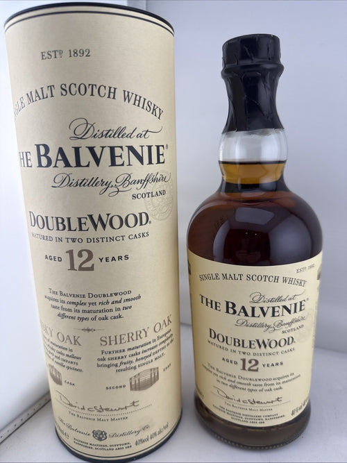 The Balvenie DoubleWood 12 Year Old Single Malt Scotch Whisky 70cl Boxed