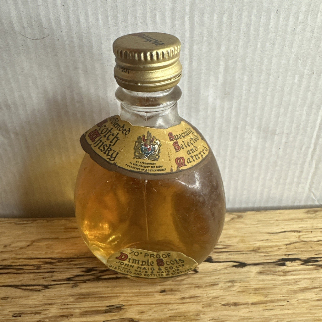 Dimple Blended Scotch Whisky Miniature 1970s